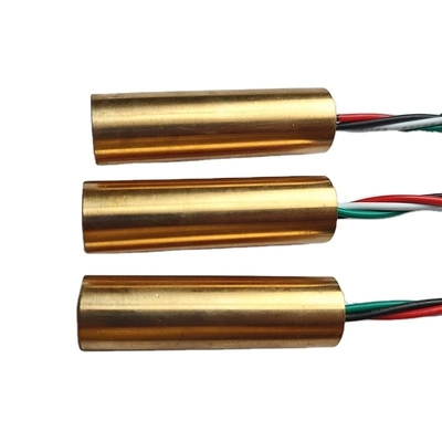 5VDC 650nm rode lasermodule met lange levensduur MTTF bij 25C en koper behuizing