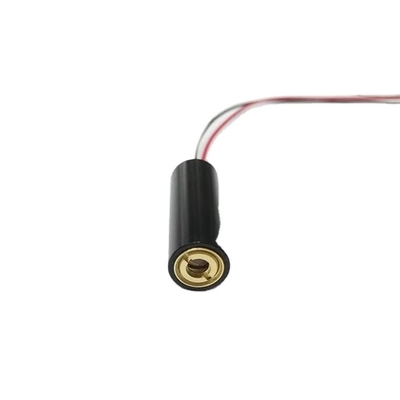 650nm 5VDC lijnlasermodule met 5000 uur levensduur en een met koper vergulde behuizing