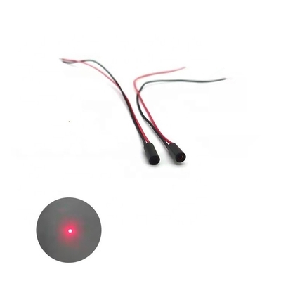 650nm 5VDC lijnlasermodule met 5000 uur levensduur en een met koper vergulde behuizing