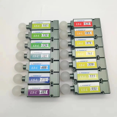 Glasvezeltype 3,5 μm 405 nm 450 nm 455 nm 488 nm Blauwe laser 1mW 5mW 10mW Dot Laser Module