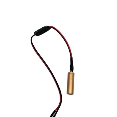 10mW Yellow Dot Laser Modules met PCB 561nm Wide Temperature Range Output Power Mode CW
