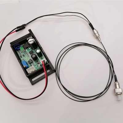 Stabiele uitgangsvermogen 490nm CW glasvezel gekoppelde lasermodule voor precisie-toepassingen