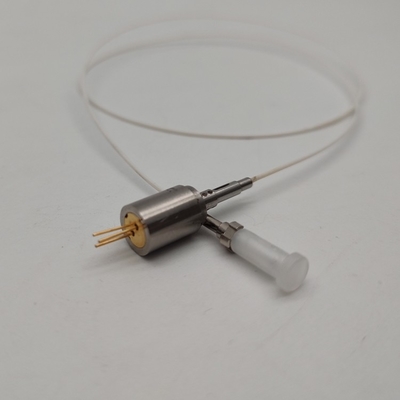 Stabiele uitgangsvermogen 490nm CW glasvezel gekoppelde lasermodule voor precisie-toepassingen
