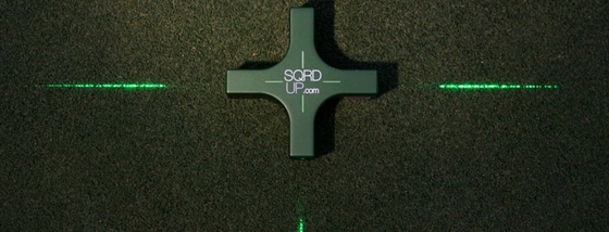 Verbeter je spel met SQRDUP Golf Alignment Aid Zichtbare 545nm Laser 146*146*44mm Grootte
