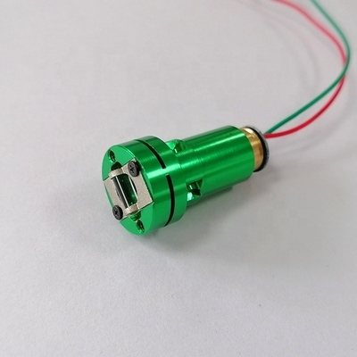 Hoog nauwkeurige CW-uitgangsvermogen Groene lijnlaser voor temperatuurbereik van -10 tot 50C