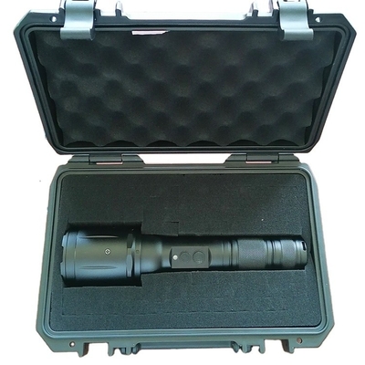 Gepersonaliseerde laser fakkel Wit en groen straal flitslicht met verstelbare straal grootte 15cm