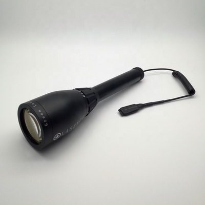 Hoge stabiliteit Groene laserpointer zaklamp Torch Multifunctionele accu aangedreven