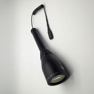 Hoge stabiliteit Groene laserpointer zaklamp Torch Multifunctionele accu aangedreven