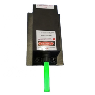 Huismateriaal Zwart geanodiseerd aluminium 1W 555nm CW DPSS Groene laser voor laboratorium en studie